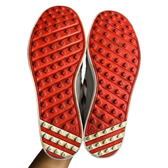 Adidas Adicross Men's Gray Low Cut Spikeless Golf Shoes - Picture 6 of 9